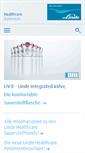 Mobile Screenshot of linde-healthcare.at