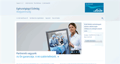 Desktop Screenshot of linde-healthcare.hu