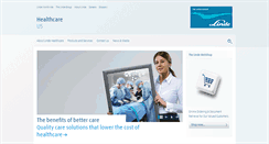 Desktop Screenshot of linde-healthcare.us