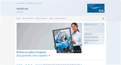 Desktop Screenshot of linde-healthcare.lv