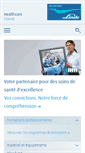 Mobile Screenshot of linde-healthcare.fr