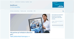 Desktop Screenshot of linde-healthcare.cz