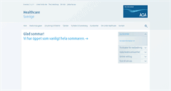 Desktop Screenshot of linde-healthcare.se